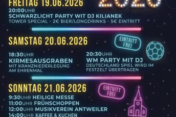 Programm der Kirmes 2026